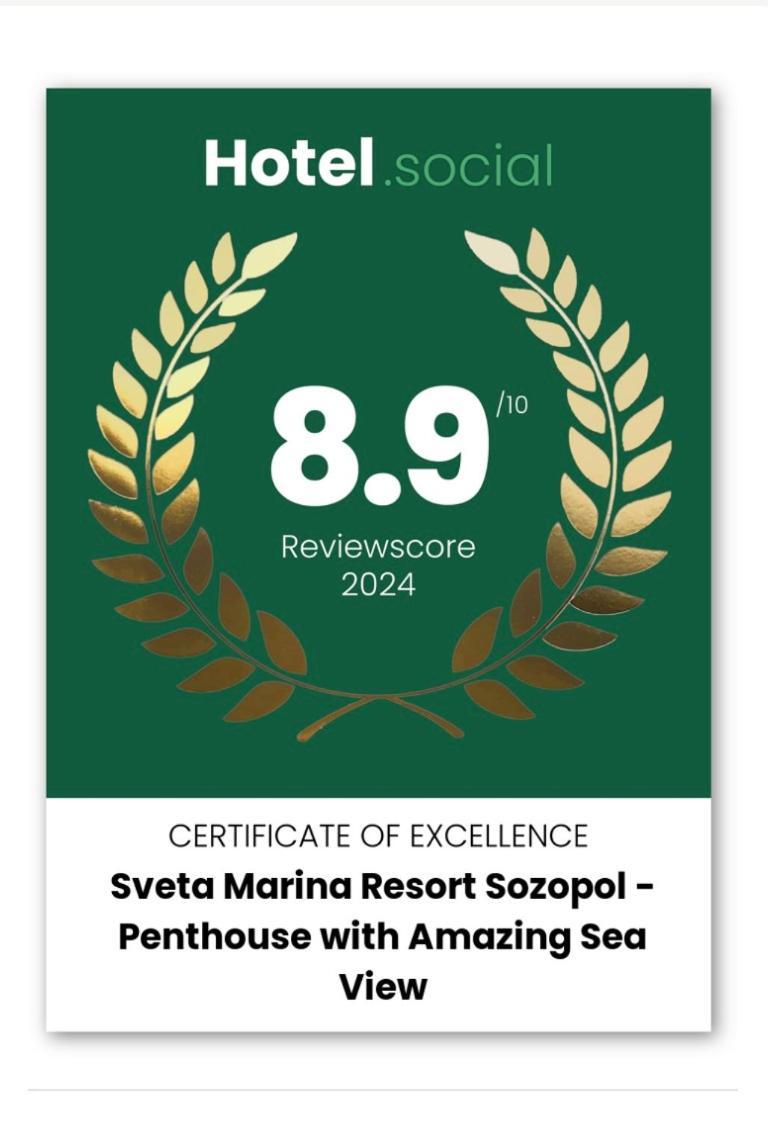 Santa Marina Resort Sozopol - Penthouse With Amazing Sea View Exteriér fotografie